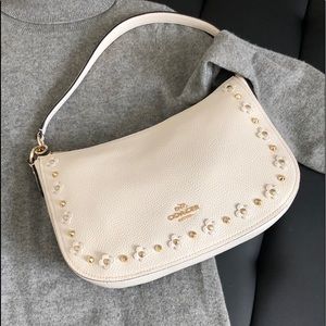 CLEARANCE Coach crossbody with flower rivets & studs